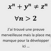 Dernier théorème de Fermat